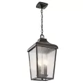 E12 Candelabra Incandescent Olde Bronze Aluminum Pendant Light | KIC49740OZ