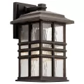 100 W E26 Medium A19 Incandescent Olde Bronze EPDM Wall Light | KIC49830OZ