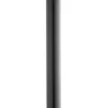 3" x 84" Black Aluminum For Outdoor Post Lights Direct Burial Ladder Rest Post
