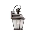150 W E26 Medium A21 Incandescent Olde Bronze Brass Outdoor Wall Light | KIC9708OZ