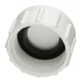 3/4" FHT White PVC Hose Cap