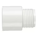 American Granby Hose Adapter, MHT x Slip White PVC/Brass 3/4" | LSCMHT103