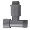 Gray PVC Manifold Tee 1 in. Nut x Male Thread x Male Valve Connection | 1301010