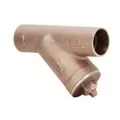2" IPS Threaded x Threaded 7.45" L Lead-Free Bronze 145LF Series with Brass Plug Y-Strainer | MAT145T08LF