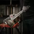 18" Aluminum Ergonomic For Turn Threaded Pipe and Pipe Fittings Pipe Wrench | MKE48227218