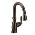 3/8" Compression 14-3/8" Metal Oil Rubbed Bronze 1-Handle High Arc Pulldown Bar Faucet | MON5985ORB