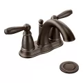 1/2" IPS 10" x 5" Metal Oil Rubbed Bronze 2-Handle High Arc Bathroom Faucet | MON6610ORB