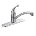 3/8" Compression 8-1/2" Metal Chrome 1-Handle Kitchen Faucet | MON67425