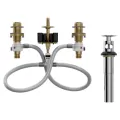 1/2" IPS Brass For Widespread Lavatory Faucets Rough-In Valve | MON69000