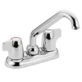 1/2" IPS 6-5/8" Metal Chrome 2-Handle Low Arc Laundry Faucet | MON74998