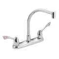 1/2" IPS 10-1/4" x 12-1/2" Metal Chrome 2-Handle M-BITION Series Kitchen Faucet | MON8799