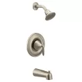 1/2" IPS Copper 3-1/2" Metal Brushed Nickel Eva 1-Handle Tub/Shower Trim Kit | MONT2133BN