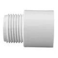 American Granby Hose Adapter, MHT x Slip White PVC/Brass 3/4" | LSCMHT103