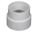 3" x 4" DWV Hub x S&D Hub White PVC DWV to Sewer and Drain Solvent Weld Adapter | NDP3P12