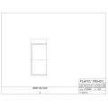 6" Hub White PVC Solvent Weld Drain Cap | NDP6P06