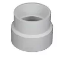3" x 4" DWV Hub x S&D SPT White PVC DWV to Sewer and Drain Solvent Weld Adapter | NDP3P17