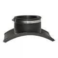Black PVC Saddle Tee 4 in. 45FS Series Flexible with Clamp | 4T/C