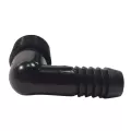 1/2" MNPT x Spiral Barb Black 90 Degrees Elbow | NDSSBEL050