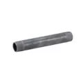 1" x 2-1/2" MNPT Black Steel Schedule 40 Pipe Nipple | NPB010X025