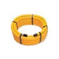 3/4" x 75' 304 Stainless Steel Polyethylene Yellow Flexible Corrugated Gas Tubing | PFXPFCT3475