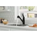 1/2" NPSM 10" x 9-7/8" Brass Tuscan Bronze 1-Handle Pfirst Series Pull-Out Kitchen Faucet | PPFG13310YY