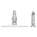 1/2" NPSM 10" x 6-5/16" Brass Polished Chrome 1-Handle Pfirst Series Kitchen Faucet | PPFG1344444