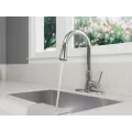 1/2" NPSM 16-1/8" Zinc Polished Chrome 1-Handle Pfirst Series Pull-Down Kitchen Faucet | PPFG529PF2C