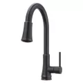 1/2" NPSM 16-1/8" Zinc Tuscan Bronze 1-Handle Pfirst Series Pull-Down Kitchen Faucet | PPFG529PF2Y