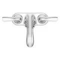 9-5/16" x 3-1/2" Metal Polished Chrome 2-Handle Pfirst Series Centerset Bathroom Faucet | PPFLG1436100