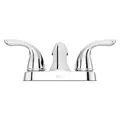 9-5/16" x 3-1/2" Metal Polished Chrome 2-Handle Pfirst Series Centerset Bathroom Faucet | PPFLG1436100