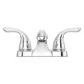 9-5/16" x 3-1/2" Metal Polished Chrome 2-Handle Pfirst Series Centerset Bathroom Faucet | PPFLG1436100