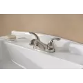 9-5/16" x 3-1/2" Metal Brushed Nickel 2-Handle Pfirst Series Centerset Bathroom Faucet | PPFLG143610K