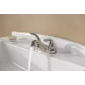 9-5/16" x 3-1/2" Metal Brushed Nickel 2-Handle Pfirst Series Centerset Bathroom Faucet | PPFLG143610K