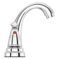 1/2" NPSM 9-11/32" x 5-15/16" Metal Polished Chrome 2-Handle Pfirst Series Centerset Bathroom Faucet | PPFLG1487000