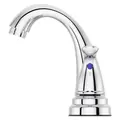 1/2" NPSM 9-11/32" x 5-15/16" Metal Polished Chrome 2-Handle Pfirst Series Centerset Bathroom Faucet | PPFLG1487000