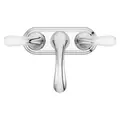 1/2" NPSM 9-11/32" x 5-15/16" Metal Polished Chrome 2-Handle Pfirst Series Centerset Bathroom Faucet | PPFLG1487000
