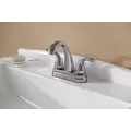 1/2" NPSM 9-11/32" x 5-15/16" Metal Polished Chrome 2-Handle Pfirst Series Centerset Bathroom Faucet | PPFLG1487000