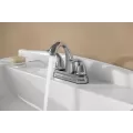 1/2" NPSM 9-11/32" x 5-15/16" Metal Polished Chrome 2-Handle Pfirst Series Centerset Bathroom Faucet | PPFLG1487000