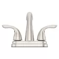 1/2" NPSM 9-11/32" x 5-15/16" Metal Brushed Nickel 2-Handle Pfirst Series Centerset Bathroom Faucet | PPFLG148700K