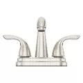1/2" NPSM 9-11/32" x 5-15/16" Metal Brushed Nickel 2-Handle Pfirst Series Centerset Bathroom Faucet | PPFLG148700K