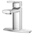 1/2" NPSM 5-15/16" x 1-9/16" Metal Polished Chrome Deckard Series Single Control Bathroom Faucet | PPFLG42DAPC