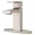 1/2" NPSM 5-15/16" x 1-9/16" Metal Brushed Nickel Deckard Series Single Control Bathroom Faucet | PPFLG42DAPK