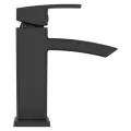 6-5/32" x 6-11/16" Metal Matte Black Single Control Kenzo Series Bathroom Faucet | PPFLG42DF1B