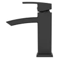 6-5/32" x 6-11/16" Metal Matte Black Single Control Kenzo Series Bathroom Faucet | PPFLG42DF1B