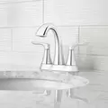 9-9/32" x 6-3/4" Metal Polished Chrome 2-Handle Weller Series Centerset Bathroom Faucet | PPFLG48WR0C