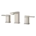 1/2" NPSM 4-5/8" Metal Brushed Nickel 2-Handle Deckard Series Widespread Bathroom Faucet | PPFLG49DAPK