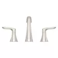 6-23/32" Metal Brushed Nickel 2-Handle Weller Series Widespread Bathroom Faucet | PPFLG49WR0K