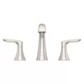 6-23/32" Metal Brushed Nickel 2-Handle Weller Series Widespread Bathroom Faucet | PPFLG49WR0K