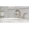 6-23/32" Metal Brushed Nickel 2-Handle Weller Series Widespread Bathroom Faucet | PPFLG49WR0K