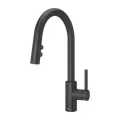 1/2" NPSM 16-3/8" Metal Matte Black 1-Handle Stellen Series Pull-Down Kitchen Faucet | PPFLG529SAB